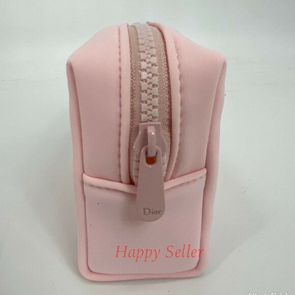 DIOR POUCH BAG CD LOGO ZIP MAKEUP TOILETRY COSMETIC CASE DOPP KIT ORGANIZER NEW - Picture 5 of 7